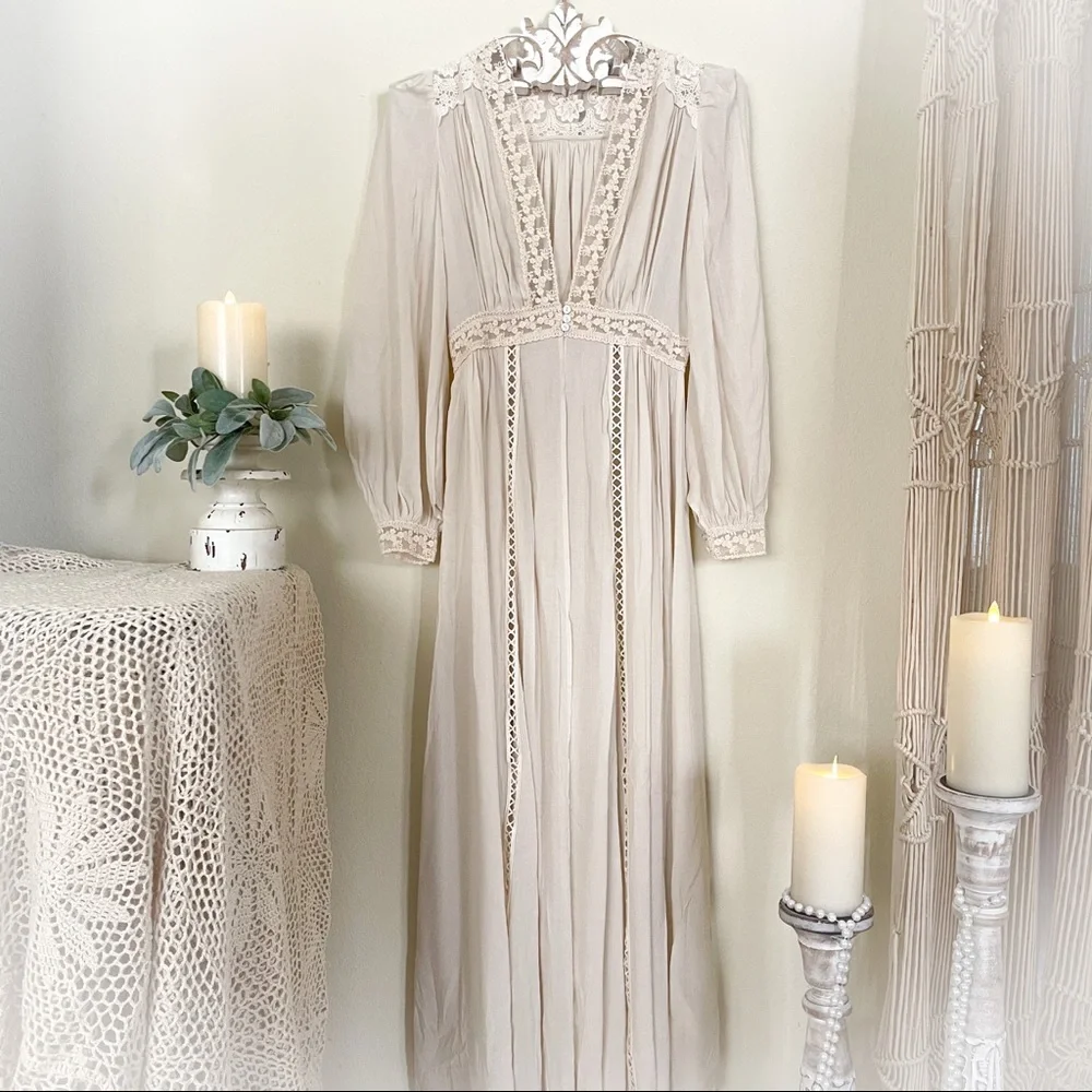 NWT Spell Le Gauze Lace Duster